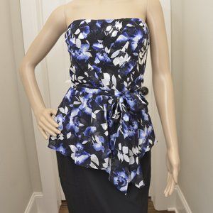 White House Black Market Strapless Top